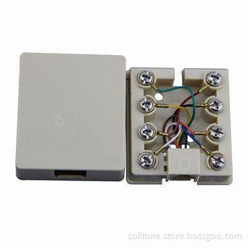 RJ11, RJ45 Telephone Connector for 4P4C, 6P4C, 8P8C